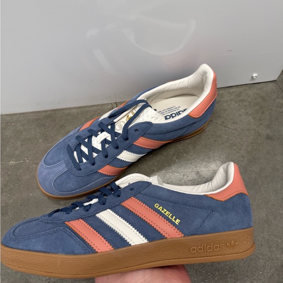 adidas Gazelle Indoor Ink Blue / Wonder Clay Pink - Picture 10 of 12